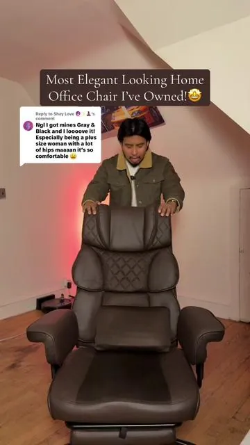 Replying to @Shay Love 🔮✨🧘🏾‍♀️ I LOVE the mocha color of this home office chair! 🤩😮‍💨 #homeofficechair #officechair #wfh #wfhofficechair #tiktokshopblackfriday 