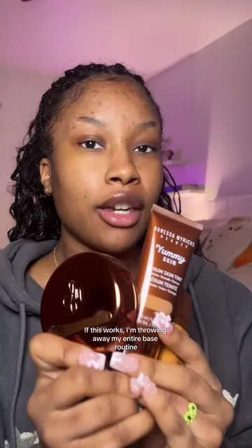 I have more @DanessaMyricksBeauty products and I think I did lose with the shade match… what do yall think? #blackgirlmakeup #danessamyricksbeauty #TionnieArtemis