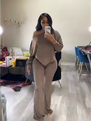 Two piece set flare bottoms #twopieceset #fallfashion #tiktokshopcybermonday #tiktokshopblackfriday 
