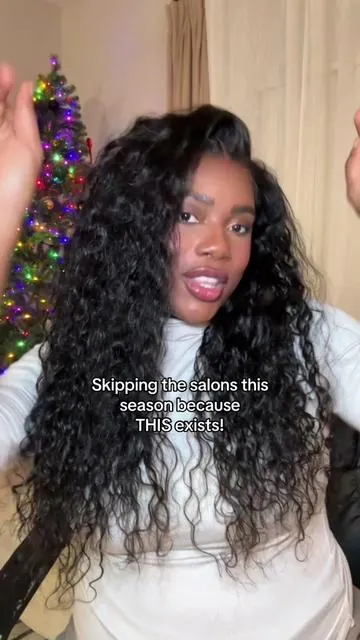 In LOVEEEE with this hair 😩 #TikTokShopBlackFriday #TikTokShopCyberMonday #waterwavewig #wigtutorial #wiginstall 
