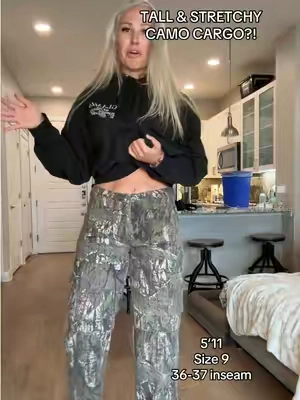 @Fashion Nova like hello they are tall friendly #tall #tallcargopants 