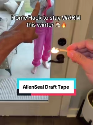 It’s that time of year to check the gaps in your doors and windows #alienseal #drafttape #homeimprovement #energyefficient #homehacks 
