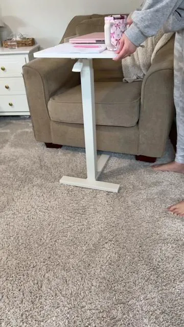 If you work from home, this adjustable sit to stand desk is a must have & its on sale today for Black Friday! ✨ This height adjustable standing desk tilts to get a perfect angle, has a built in tray to hold your laptop or tablet, & has hidden wheels for easy movement. Whether you're getting work done or just using it to eat breakfast in bed, this standing desk is so freaking convenient. On sale now for black friday - tap the orange cart to grab the deal! #standingdesk #wfhessentials  #tikrokshopcreatorpicks #tiktokshopblackfriday #tiktokshopcybermonday  