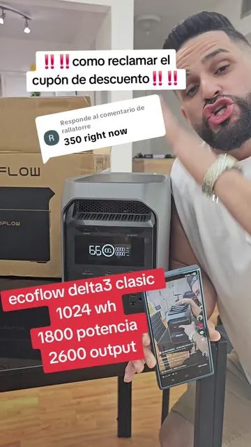 Respuesta a @rallatorre #ecoflow #delta3classic #battery 