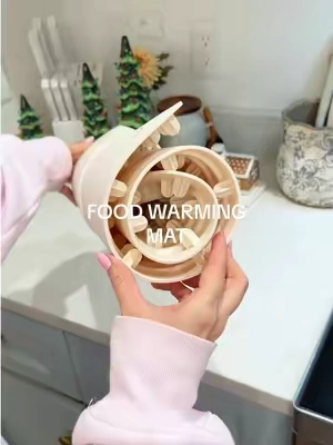 We like our food WARM at all times 🍴 #foodwarmer #warmingmat #homefinds #tiktokshopcybermonday #tiktokshopblackfriday @Cowsar Appliance 