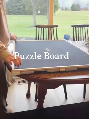 We can do a puzzle anytime and put it away anytime! 🧩 #puzzleboard #rotatingpuzzleboard #puzzles #tiktokshopblackfriday #tiktokshopcybermonday 