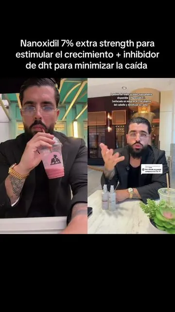 #dúo con @Gonzalo Costa Nanoxidil 7% extra strength para estimular el crecimiento + inhibidor de dht para minimizar la caída  #hairgrowth #dhtblocker #hairloss #nanoxidil 