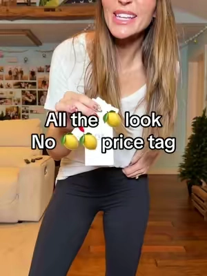 All the 🍋 look without the 🍋 price tag!! #leggings #lemon #compression #leggingsoutfit #leggingsoftiktok 