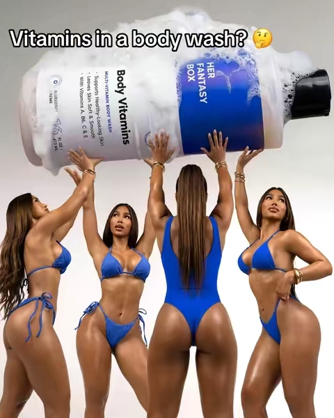 Body Vitamins is an expert-developed body wash infused with Multi-vitamin complex (A, B6, C & E) & skin-supportive nutrients to help your skin look smooth, soft, and visibly healthy #bodywash #herfantasybox #tiktokshopblackfriday 
