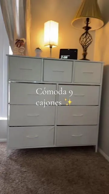 Cómoda 9 cajones súper espaciosa #TikTokShopBlackFriday #tiktokshopcibermonday #dresserorganization #comoda #organizador 