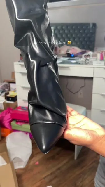 These are so cute & the quality is a 10/10 😍✨ #boots #fashion #tiktokshopblackfriday #blackboots #ootd 