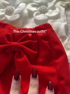 “A tiny luxury Christmas look”#tiktokshopblackfriday #cybermonday #toddlerfashion #babyfashion #christmasoutfit 