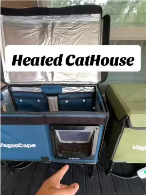 Vagascape Heated Outdoor Cat House #cathouse #outdoorcat #outdoorcats 