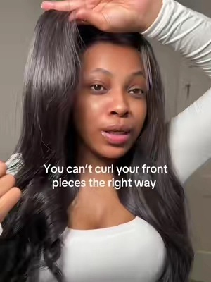 The easiest way I’ve been able to master curling the front two pieces, perfect curl everytime size 1.25