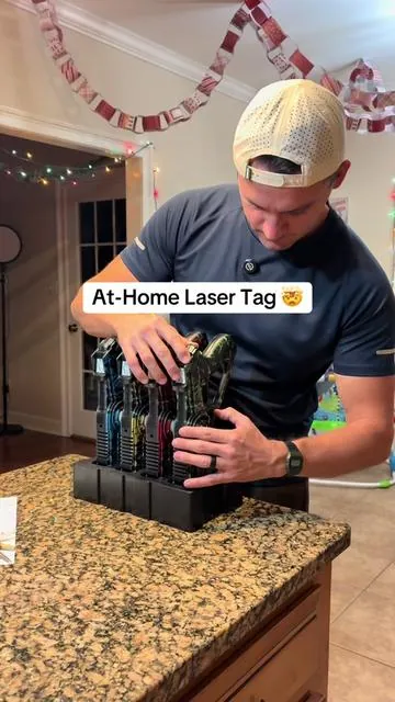 No joke, my kids could do this for hours. #lasertag #arcade #kids #parents #tiktokshopcreatorpicks 
