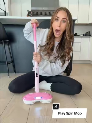 Real working toy spin mop #learningthroughplay #giftsforkids #toysforkids #tiktokshopcreatorpicks #tiktokshopholidayhaul 