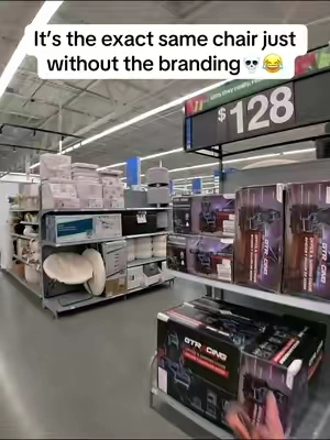 I prefer it not to have the branding anyway😂 #gamingchair #gaming #GamingSetup #christmasgiftideas #giftideasforhim 