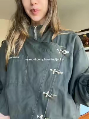 If I saw myself wearing this jacket in public, I, too, would ask where the F it’s from #jacket #aelfriceden #aelfricedenjacket 
