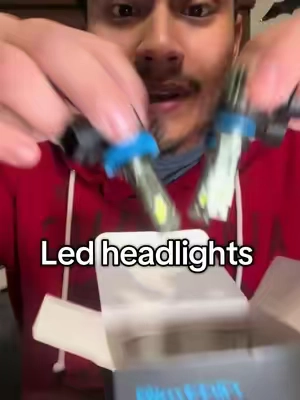Car led headlights 4 pack #fyp #headlights #led 
