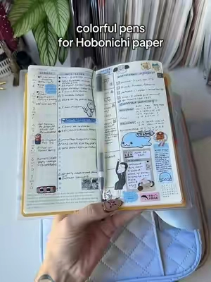 #hobonichi #pens #planner #plannertok #stationery 