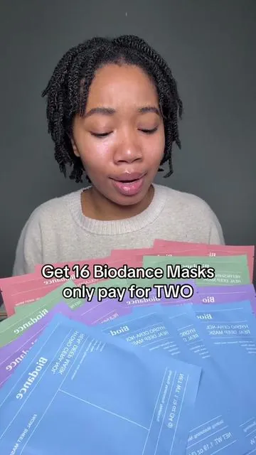 Ok, now this is crazy…🏃‍♀️💨 @Biodance Store  #biodance #sheetmasks  #koreanskincare  #holidaygiftideas  #tiktokshopholidayhaul
