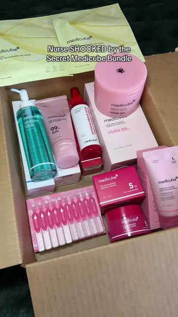 Medicube Affordable Glow in a Week Bundle @medicube global #medicube #medicubesuperbrandday #skincaretiktok #tiktokshopcreatorpicks #tiktokshopholidayhaul 