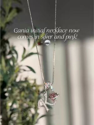 The Gania initial necklace now comes in silver & pink! This won’t last long. Insanely affordable. 60% off plus FREE 3 DAY SHIPPING! Sample provided by @GANIA #initialnecklace #initialpendant #letternecklace #heartnecklace #affordablejewelry 