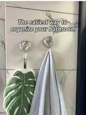 Once you try this, you’ll never buy sticky wall hooks again 🙌 #SuctionHook #RotatingHook #VacuumHook #WallHook  #HomeOrganization #StorageHacks #HomeHacks #TikTokMadeMeBuyIt #MustHave  #tiktokshopblackfriday #tiktokshopcybermonday #bathroom #homefinds #organizedhomee #organizationhacks