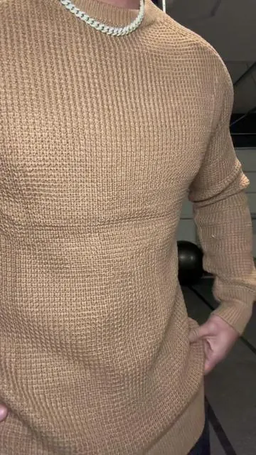 A knit sweater every man needs in his wardrobe #sweater #mensfashion #TikTokShopHolidayHaul #mens #sweaterweather 