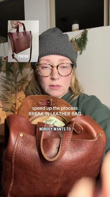 Don’t baby your bags and they will love you back. This is the mini crossbody tote and large Verona tote both in the color nutmeg @Portland Leather #leather #bag 
