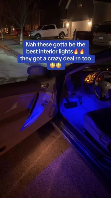 Literally looks so good even with the tan interior #viral #tiktokshop #ambientlighting #car #infiniti 