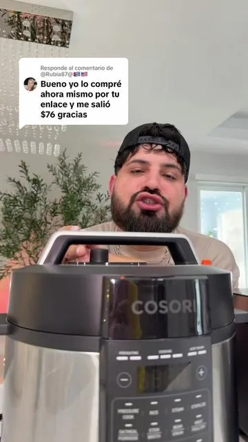 Respuesta a @@Rubia87@🇨🇺🇺🇸 CUADO VAYAS HACER EL CHECKOUT USA EL CÓDIGO TAL Y COMO LO ESCRIBÍ CON MAYÚSCULA CODE: COSORI1111 y tendrás 10$ extra de ahorro!!! ESTE SET ES UN ESENCIAL DE TU COCINA… #tiktokshopholidayhaul #holidayhaul #cosori #cosorikitchen @COSORI Kitchen 