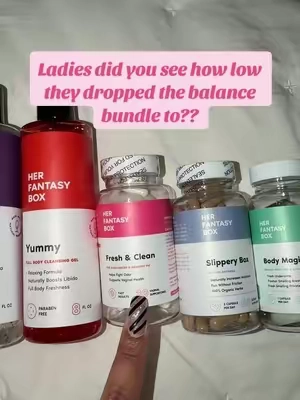 I had to make a video because I genuinely never seen the price of this bundle THIS LOW! #balancebundle #herfantasybox #phbalance #femininehygiene #femininewash 
