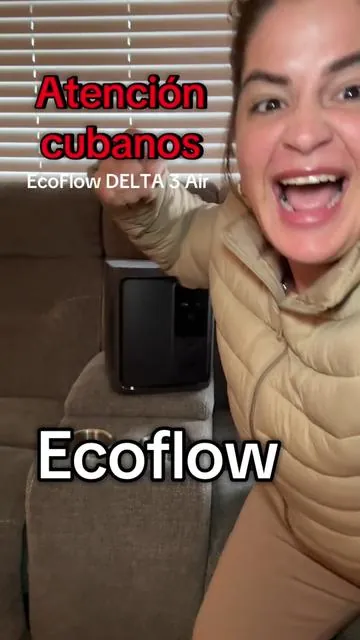 Esta EcoFlow DELTA 3 Air (según el listado) es una planta eléctrica portátil para cargar teléfonos, mantener luces, ventilador y TV, y hasta apoyar un refrigerador siempre dependiendo de los watts del equipo. La idea es simple: energía limpia, sin ruido de motor y sin humo. Link en mi carrito. — Tu amiga Daiana #MiHogarActivo #EcoFlow #Delta3Air #TikTokShop #EnergiaPortatil 
