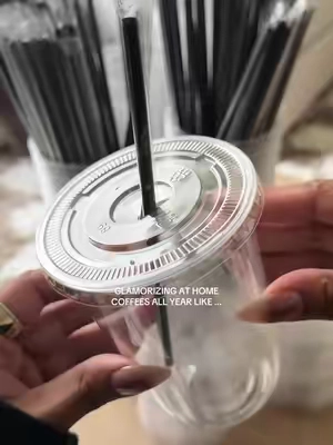 Replying to @jesebelj and these have black straws 👏🏽🙌🏽🖤 #athomecoffee #coffeeathome #tiktokshopcreatorpicks #coffeecups 