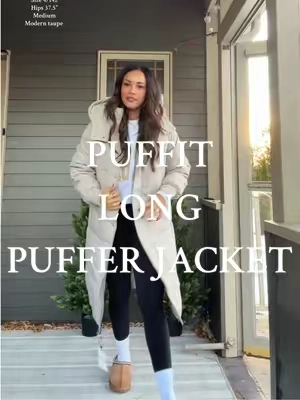 @PUFFIT.US long puffer jacket! It keeps you so warm and comes in so many colors! #longcoat #longpufferjackets #puffit #pufferjacket #tiktokholidayhaul 