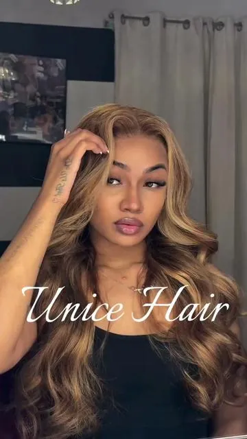 @UniceHairCo #UnicePreEverythingFrontalwig #PreEverythingFrontalWig #unicehair #honeyblonde #wiginstall 