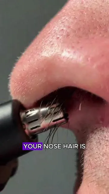 Embarrassed by visible nose hair? Try the new nose hair trimmer and say goodbye to the unkempt#nosehair #wpbb #nosehairtrimmer #hairtrimme #menscare
