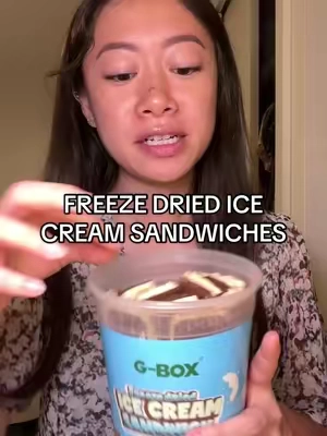 #ad #freezedriedicecreamsandwich #freezedriedicecream #tiktokshopcreatorpicks #tiktokshopholidayhaul Disclaimer: This video is for informational and promotional purposes only. I am a TikTok Shop affiliate, which means I may earn a commission if you purchase through my link. I am not affiliated with G-Box or any third-party sellers of this product, and I do not manufacture, sell, or ship this item. All opinions are my own. I am not responsible for shipping issues, product quality, or any allergic reactions or sensitivities. Product Information Notice: Please refer to the official product listing or packaging for the most accurate and up-to-date details. Brands and sellers may update ingredients, packaging, sizing, or product appearance over time, so the item you receive may differ slightly from what is shown in this video. Food & Allergy Notice: Ingredients and allergen information should always be reviewed directly on the product packaging. I am not responsible for allergic reactions, sensitivities, or dietary restrictions. Consume at your own discretion. Independent Research: Any claims related to taste, texture, ingredients, or dietary benefits should be researched independently. Individual preferences and experiences may vary. TikTok Product Linking: Only the G-Box Freeze Dried Ice Cream Sandwiches are intentionally featured. TikTok may automatically recommend or link other products underneath or alongside this post — I am not responsible for those recommendations. Price Accuracy: Any pricing mentioned is accurate at the time of posting but may change without notice. Liability: If your order arrives damaged, melted, incorrect, or unsatisfactory, please contact the seller or manufacturer directly. I am not responsible for fulfillment, storage conditions during shipping, or product variations. Original Content: This video is original content created by me and may not be reused, reposted, or edited without my permission.