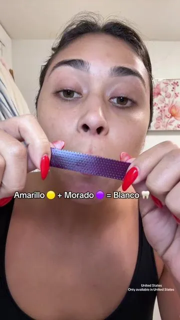 😱Estas tiras blanqueadoras FUNCIONAN desde el primer uso 🤩 #whitening #whiteningstrips #whiteteeth #fyp #teethwhiteningstrips  United states only  Solo en Estados unidos  Only available in United States 