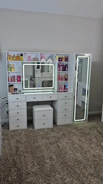 #makeupvanity #vanity #tocador #giftideasforher #tiktokshopcreatorpicks 