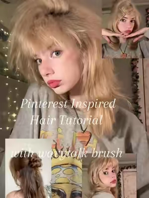 I love doing hair #hairtutorial #hair #foryoupage #foryou #blowoututorial 