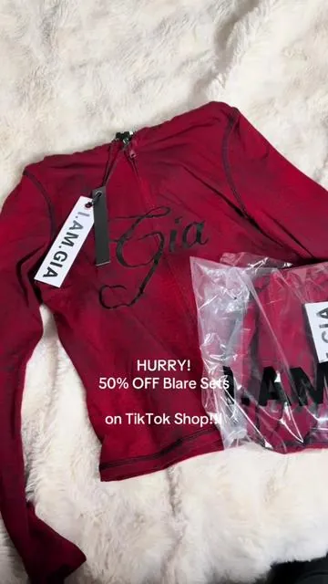 This set is back on TikTok shop AND at a discount 🏃🏽‍♀️  #fypp #iamgiaset #iamgia #tiktokshopfinds #fypシ゚viral 