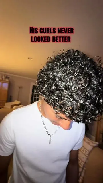 These products had him feeling himself! but in all seriousness can I used this too? 😅 #based #basedhaircare #menshaircare #hairproduct #curlproducts 