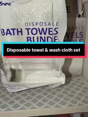 Not only do I love these when traveling they just came in clutch lol! Great quality, thick and so convenient! #disposabletowels #travelmusthaves #towel #bathroommusthave #bathroomaccessories 