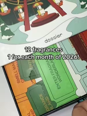 #adventcalendar #dossier #perfumetok #fragrancetok #tiktokshopholidayhaul 