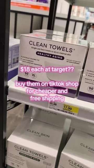 @Clean Skin Club has deals on their disposable face towels but not for much longer so don't miss out! #newyearnewme #tiktokshopcreatorpicks #tiktokshopholidayhaul #holidayhaul #disposablefacetowel 