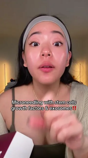I used the KI Stem Cells Exosomes Microneedling Kit last night, and when I woke up this morning my skin looked noticeably smoother, calmer, and more refreshed. My complexion felt more even, my skin looked plumper, and there was this healthy glow that usually takes days to show up. It honestly felt like my skin had done a full reset overnight. I love how this treatment supports skin renewal and recovery without feeling harsh. It’s become one of my favorite ways to boost skin texture, improve overall tone, and give my skin that rested, healthy look. If you’re focused on skin regeneration, collagen support, and long-term skin health, this is one of those treatments that truly makes a difference with consistent use. #microneedling #koreanskincare #antiagingskincare #stemcells #kbeauty 