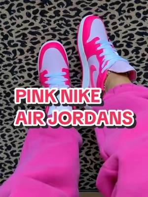 Remember it’s kids sizing, so size up 2! @Fly Kicks #womensshoes  #nikeairjordan #pinkshoes #womenssneakers #pinkjordans 
