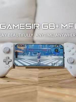 GameSir G8+ MFi | Pure Aesthetics Pure Performance Experience console-controller-level gaming on mobile with the GameSir G8+ MFi, certified by Apple. A premium Type-C wired controller designed for iPhone, iPad, and Android.                                                     #gamesir #gamesirg8plusmfi #ioscontroller 